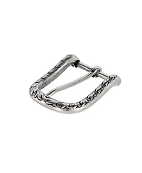 Trafalgar Men's 35mm Italian Distinct Vineyard Solid Brass Harness Belt Buckle