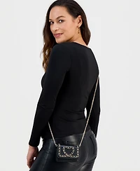 I.n.c. International Concepts Boxed Izzii Ruched Mini Bag