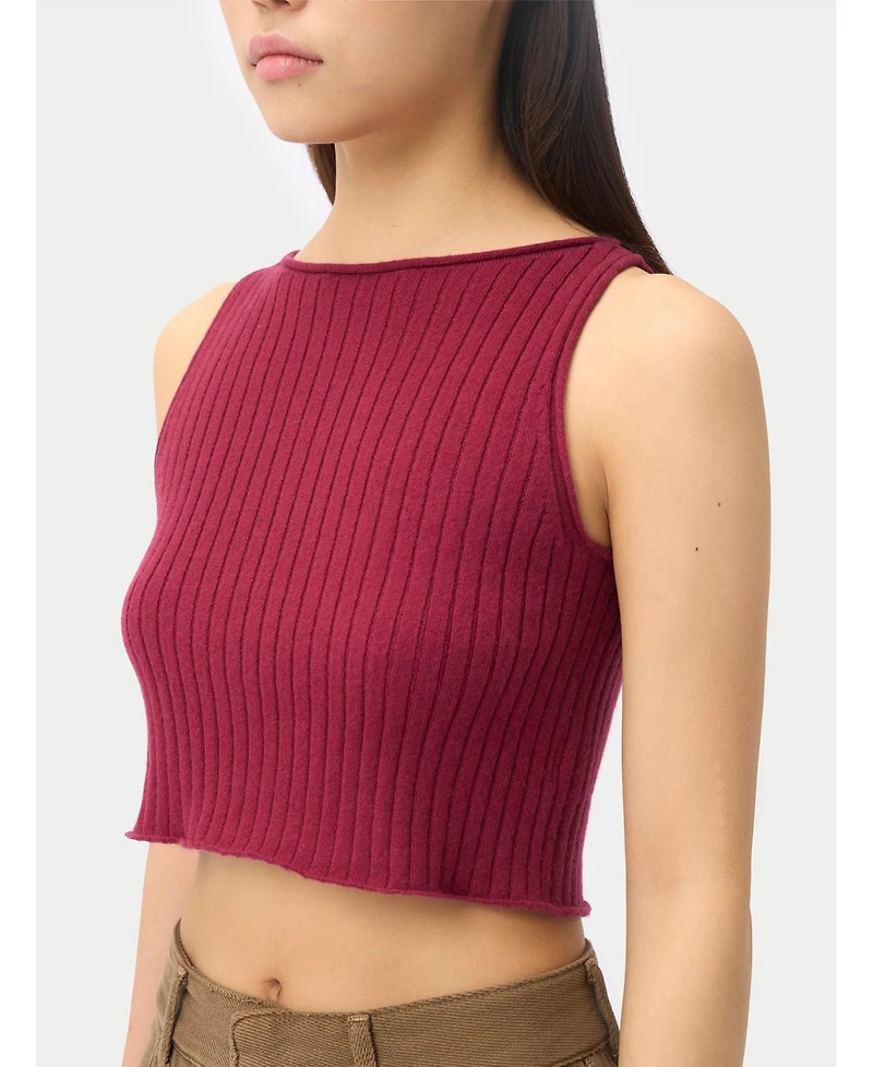 Gobi Cashmere Women's Crop Top