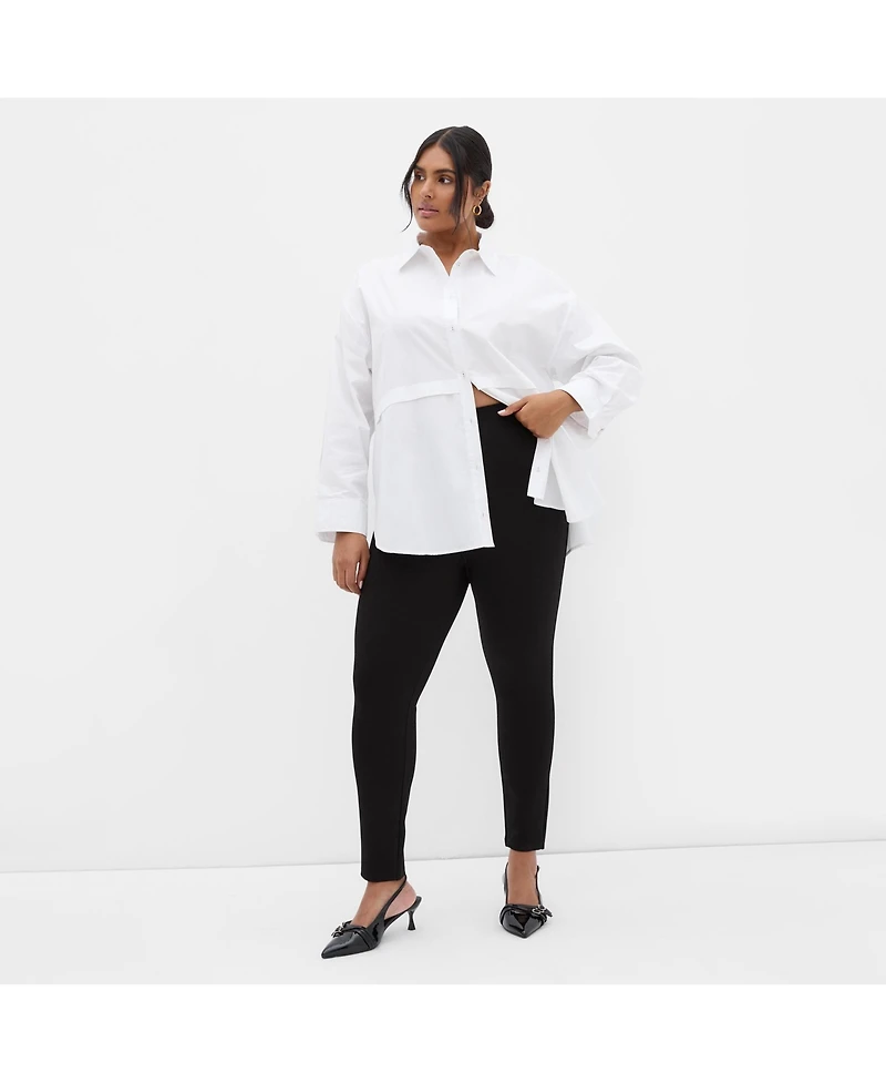 City Chic Women's Pants & Capris Cora Ponte Legging