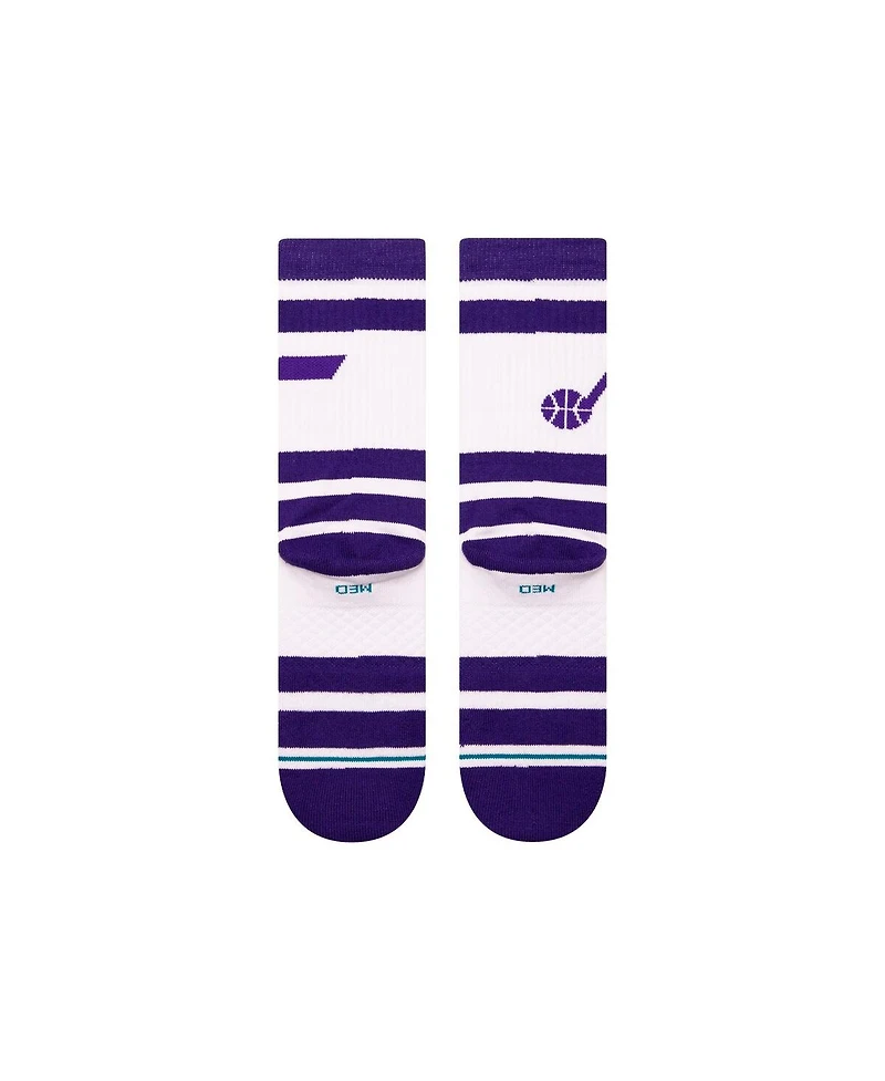 Stance Men's and Women's Utah Jazz Prep Stripe Crew Sock