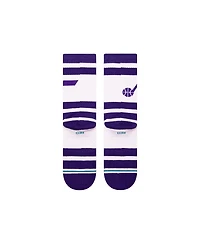 Stance Men's and Women's Utah Jazz Prep Stripe Crew Sock