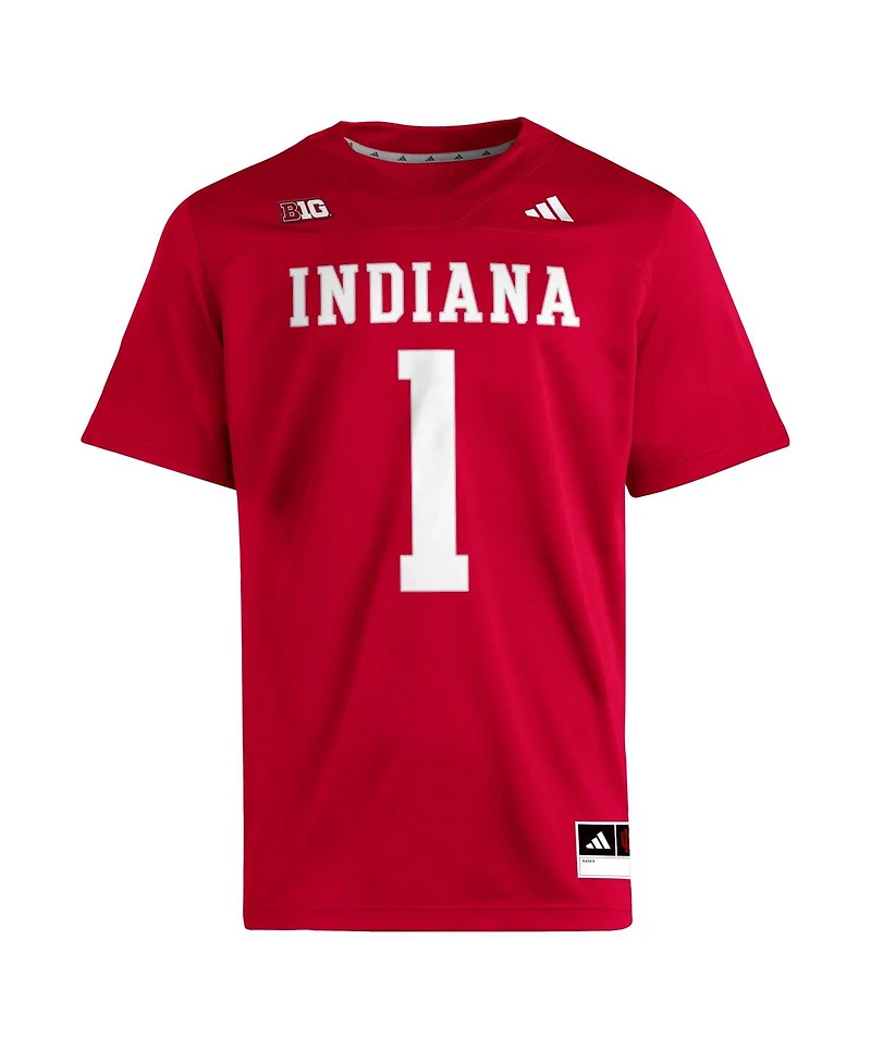 Adidas Men's 1 Crimson Indiana Hoosiers Premier Jersey