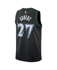 Nike Men's and Women's Rudy Gobert Black Minnesota Timberwolves Swingman Jersey