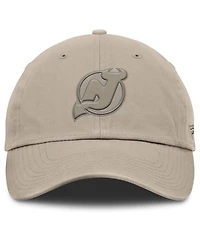 Fanatics Men's Tan New Jersey Devils Authentic Pro Road Adjustable Hat