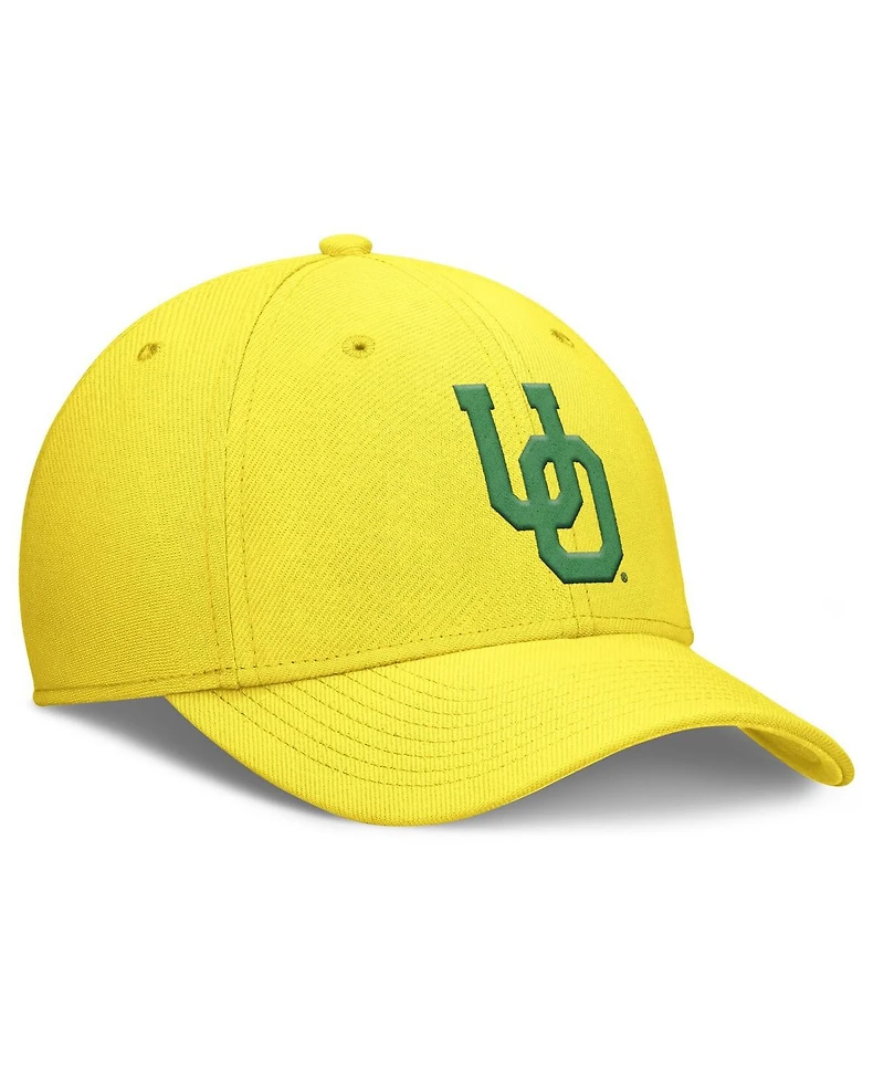 Nike Men's Yellow Oregon Ducks Rise Academic Dri-fit Flex Hat