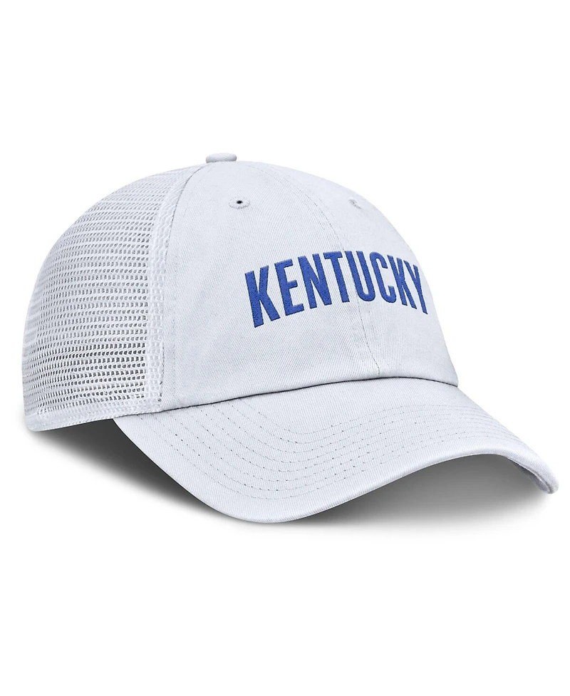 Nike Men's White Kentucky Wildcats Club Campus Trucker Adjustable Hat