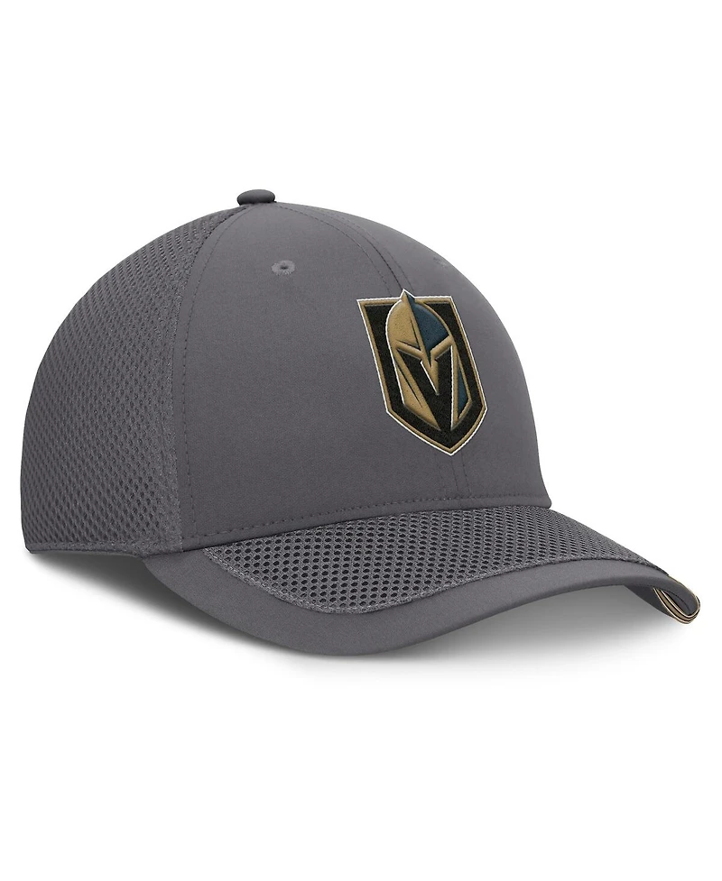 Fanatics Men's Gray Vegas Golden Knights Clincher Team Stripes Flex Hat