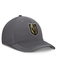 Fanatics Men's Gray Vegas Golden Knights Clincher Team Stripes Flex Hat