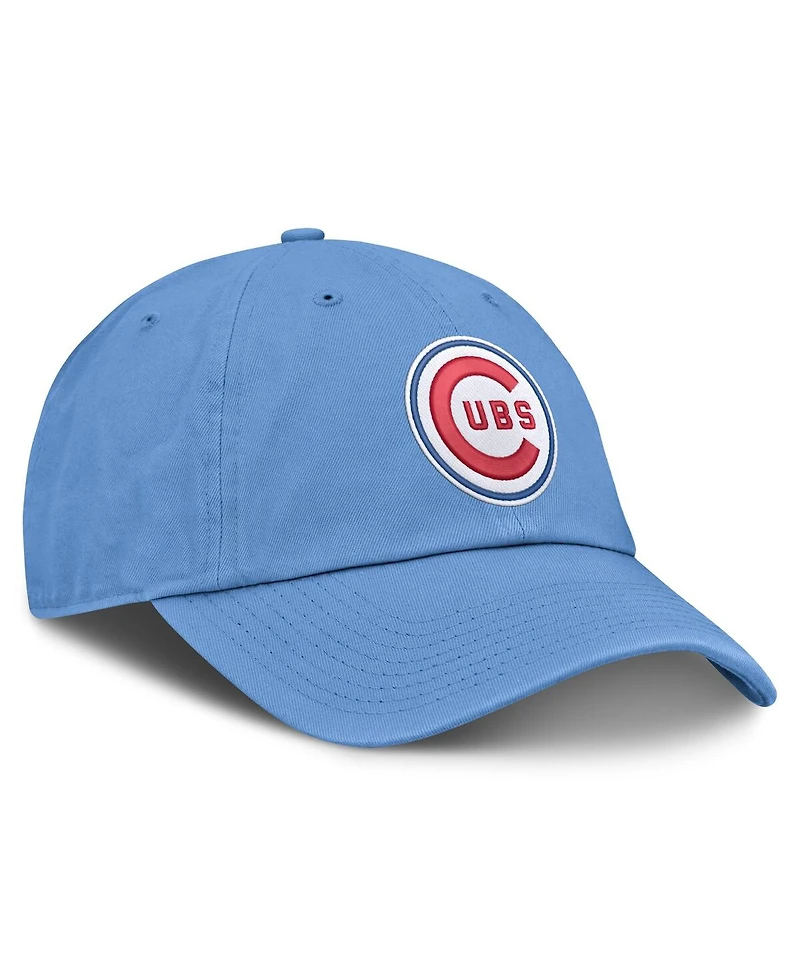 Nike Men's Light Blue Chicago Cubs Cooperstown Collection Club Adjustable Hat