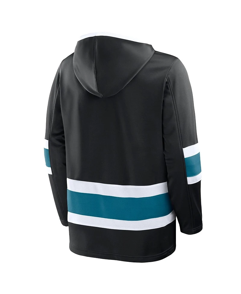 Fanatics Men's Black San Jose Sharks Prime Time Fleece Hoodie