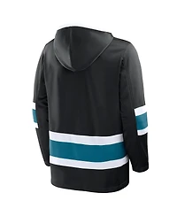 Fanatics Men's Black San Jose Sharks Prime Time Fleece Hoodie