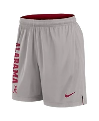 Nike Men's Crimson/Gray Alabama Crimson Tide Courtside Standard Issue Dri-fit Reversible Shorts