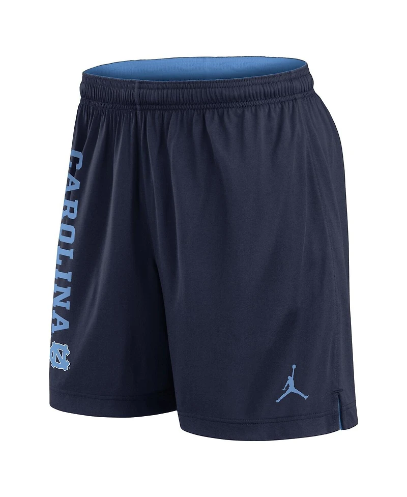 Jordan Men's Carolina Blue/Navy North Tar Heels Courtside Standard Issue Dri-fit Reversible Shorts