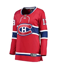 Fanatics Women's Cole Caufield Red Montreal Canadiens Home Premier Breakaway Player Jersey