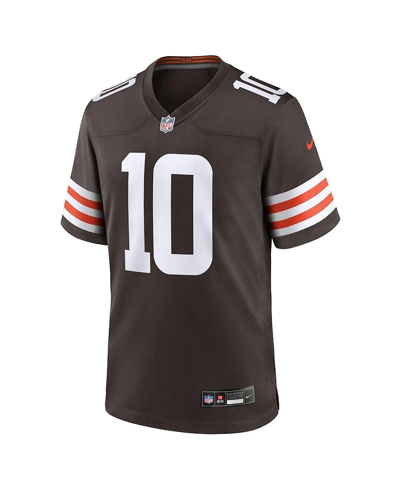 Nike Men's Quinshon Judkins Brown Cleveland Browns 2025 Nfl Draft Game Jersey