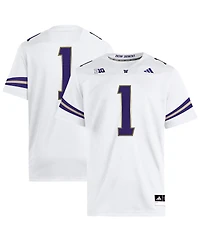 Adidas Men's 1 White Washington Huskies Premier Jersey