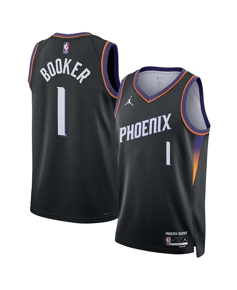 Jordan Men's and Women's Devin Booker Black Phoenix Suns Swingman Jersey