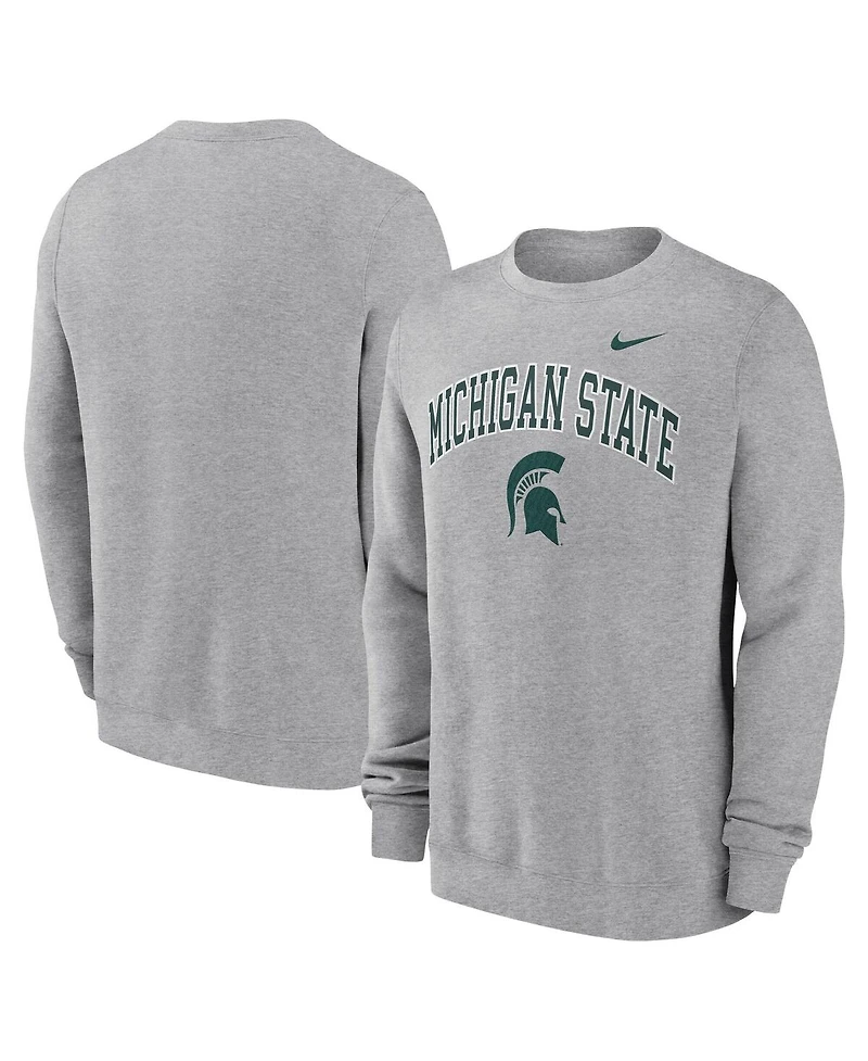 Nike Men's Michigan State Spartans Arch Pullover Sweatshirt