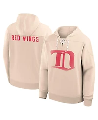 Fanatics Men's Cream Detroit Red Wings Vintage Hoodie