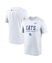 Nike Men's White Kentucky Wildcats 2025 Courtside Basketball Legend Dri-fit T-Shirt
