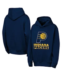 Outerstuff Big Boys and Girls Navy Indiana Pacers Back to the Basics Hoodie Sweatshirt