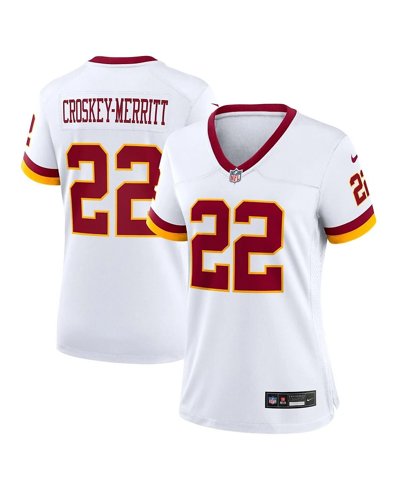 Nike Women's Jacory Croskey-Merritt White Washington Commanders Game Super Bowl Era Jersey