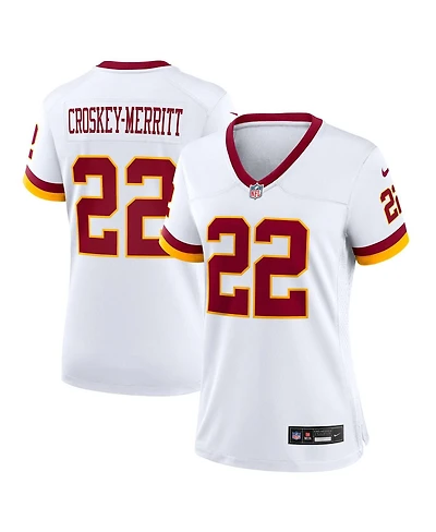 Nike Women's Jacory Croskey-Merritt White Washington Commanders Game Super Bowl Era Jersey