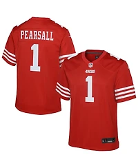 Nike Big Boys and Girls Ricky Pearsall Scarlet San Francisco 49ers Team Game Jersey