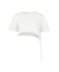 Pcfg Women's Free Heaven Cotton Crop String T-Shirt