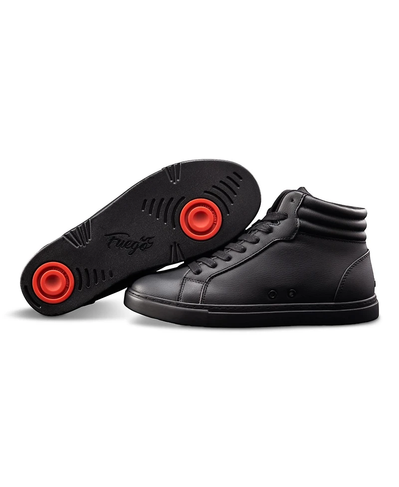 Fuego Men's All-black High-top Sneaker
