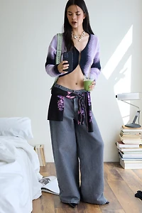 Desigual Women's Striped cardigan sweater