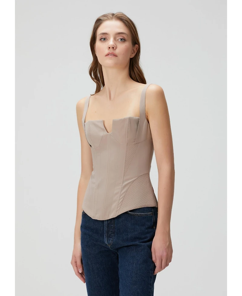 Pcfg Women's Structured Corset Top