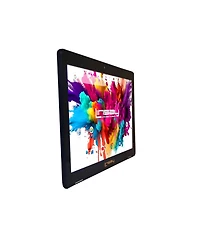 Linsay New 10.1" Tablet Octa Core 128GB Bundle with Space Marble Case Newest Android 13