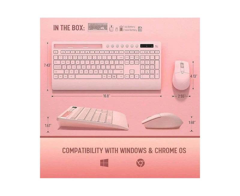 risokeys Wireless Keyboard and Mouse Combo