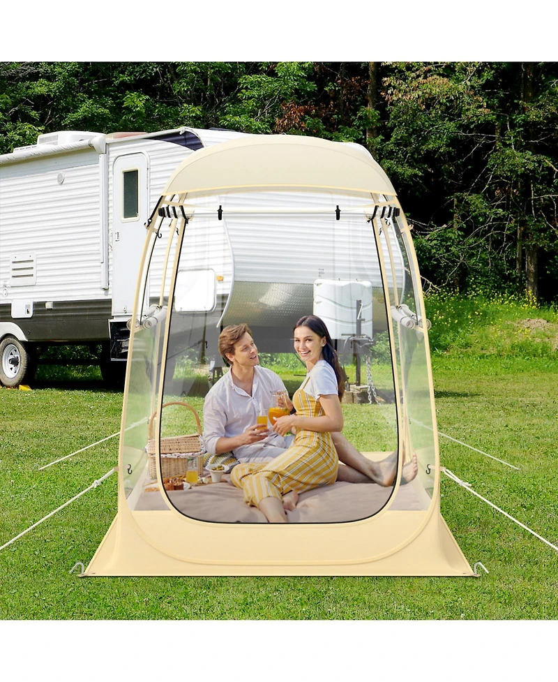 Givimo Instant Pop up Sports Tent with Carrying Bag and Floor Mat for 1-2 People