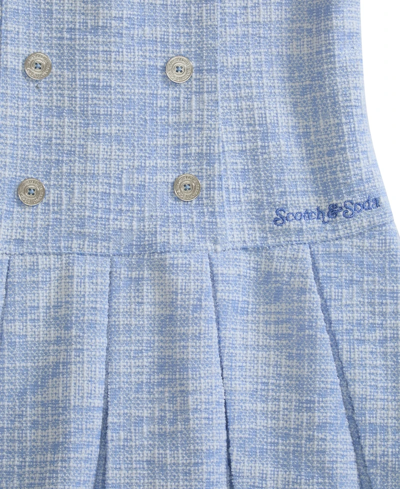Scotch & Soda Girls 4-6X Short-Sleeve Boucle Dress