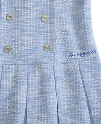 Scotch & Soda Girls 4-6X Short-Sleeve Boucle Dress