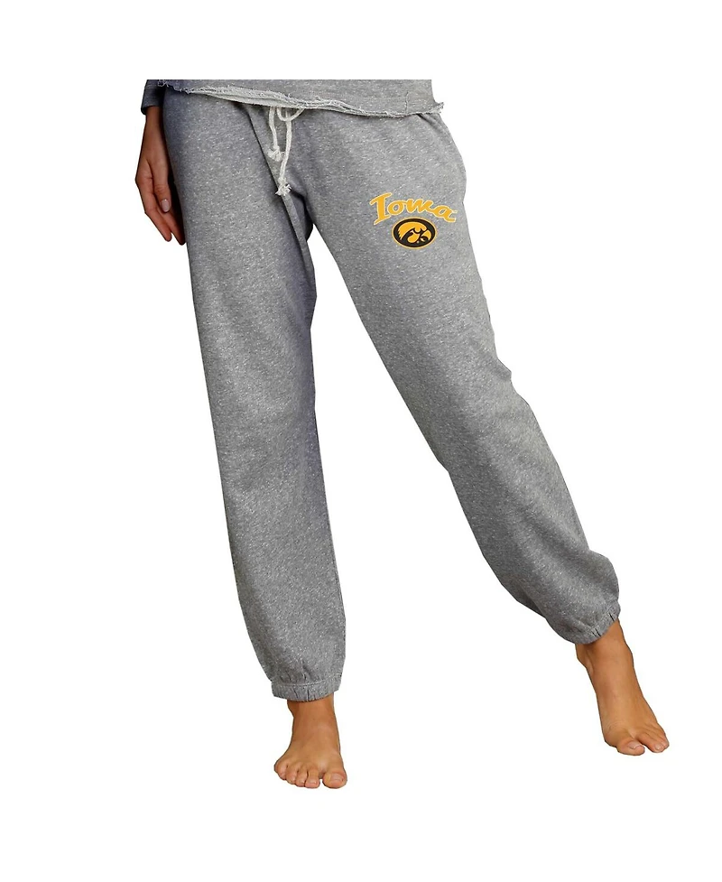 Concepts Sport Women's Gray Iowa Hawkeyes Mainstream Knit Jogger Pants