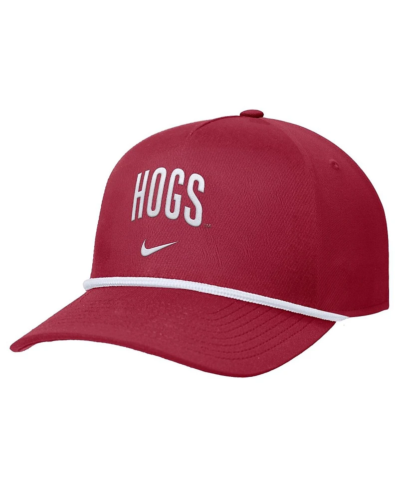 Nike Men's Crimson Arkansas Razorbacks Rise Adjustable Hat