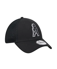 New Era Men's Black Houston Oilers Main Neo 39THIRTY Flex Hat