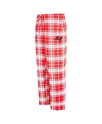 Concepts Sport Women's Red Tampa Bay Buccaneers Ashford Plaid Knit Pants