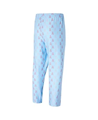 Concepts Sport Men's Light Blue Houston Oilers Gridiron Classics Record All Over Knit Pants