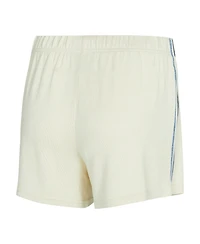 Concepts Sport Women's 2-Piece Cream Minnesota Timberwolves Kaki Hacci Knit Long Sleeve Top and Shorts Set