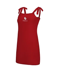 Concepts Sport Women's Crimson Oklahoma Sooners Tie-Shoulder Nightdress