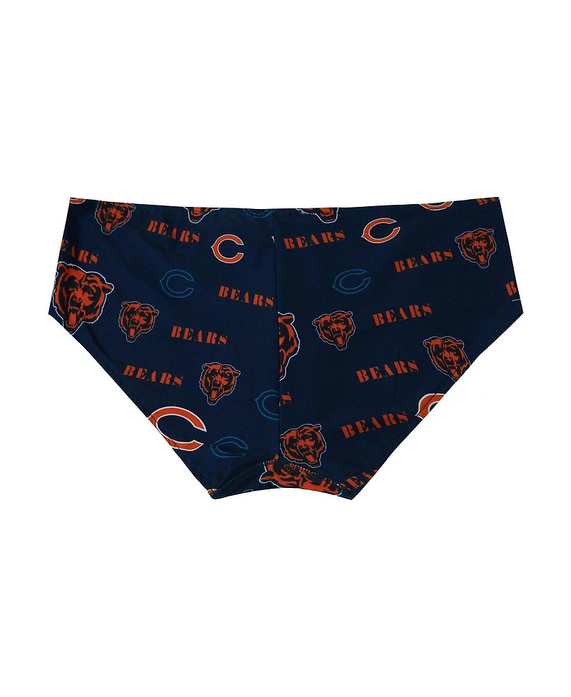 Concepts Sport Women's Navy Chicago Bears Mosaic Allover Print Knit Panty