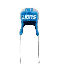 New Era Men's Gray Detroit Lions Helmet Head Trapper Knit Hat