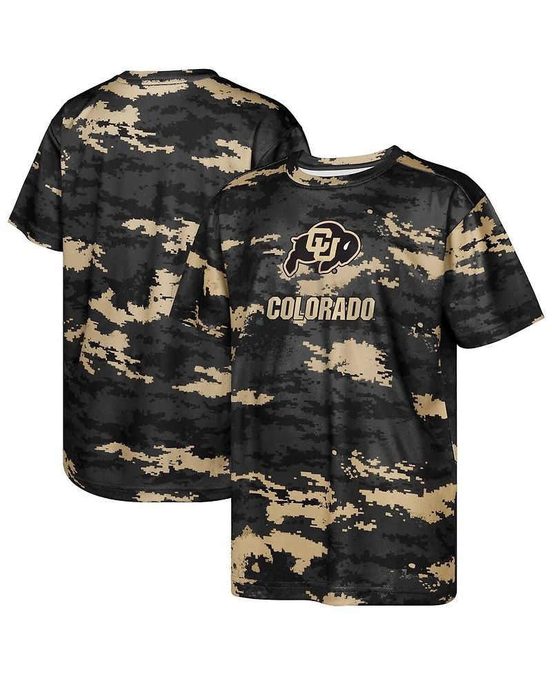 Outerstuff Big Boys and Girls Black Colorado Buffaloes Scrimmage T-Shirt