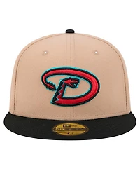 New Era Men's Khaki Arizona Diamondbacks 59FIFTY Fitted Hat