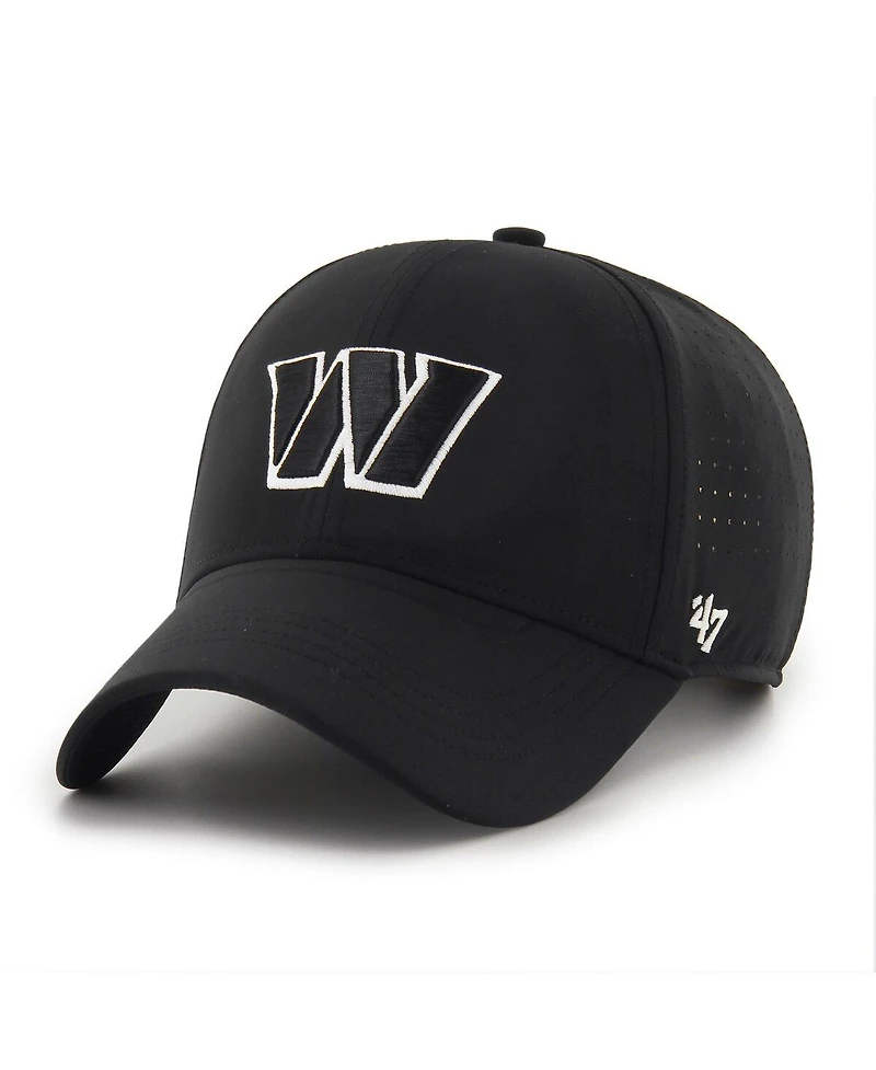 '47 Brand Men's Black Washington Commanders Vent Mvp Adjustable Hat